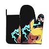 Xiaoxian Pokemon 67 Hittebestendige keukenovenhandschoenen, ovenhandschoenen en potdekselhandschoenen, veilig om te…