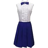 AwwwCos Women Dress Cosplay Costume Sailor School Uniform Suit Shirt Skirt Bow Halloween Outfits