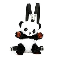 Jun Da Plush Backpack Lifelike Cute Panda Shoulder Bag Backpacker School Animal Bag Plush Filling Bag Toy Size Backpack