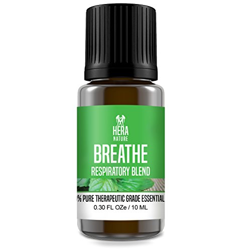 Best Deep Breath Essential Oil Blend -100% Pure, Therapeutic Grade - Sinus Relief, Allergy, Congestion, Cold, Cough, Headache.(USA) - 10ml