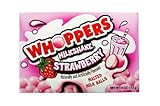 Whoppers Strawberry Milkshake Malted Milk Balls, 141g Box (Pack of 3)