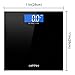 400lb / 180kg Digital Body Weight Bathroom Scale with Step-On Technology and Tempered Right Angle Glass Balance Platform