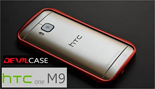 DevilCase HTC ONE M9 Aluminum Alloy Protective Bumper (M9/Red)