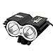 SolarStorm X2 5000Lm 2X CREE XML U2 LED Cycling Front Bicycle Bike Light Headlight Headlamp