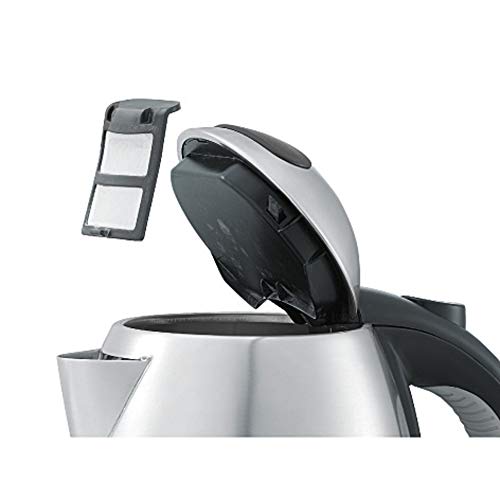 WMF Stelio Wasserkocher Edelstahl 1,2l, elektrischer Wasserkocher mit Kalk-Wasserfilter, 2400 W, Wasserstandanzeige beleuchtet, edelstahl matt – Bild 6