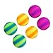 Get Out! Rubber Play Ball 6pk & Inflator, 8.5in (3) 2-Toned Pairs – Small Playground Ball Four Square Balls & Pump