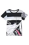 KENZO Big Boys' Multi Color T-shirt -8 -BLACK