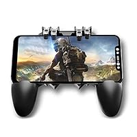 FEDBNET Mobile Game Controllers Trigger Joystick Gamepad,Phone Gamepad Trigger Fire Button Aim Key L1R1 Shooter Controller PUBG FUT1 for 4.6-6.5 Inch Mobile Phone