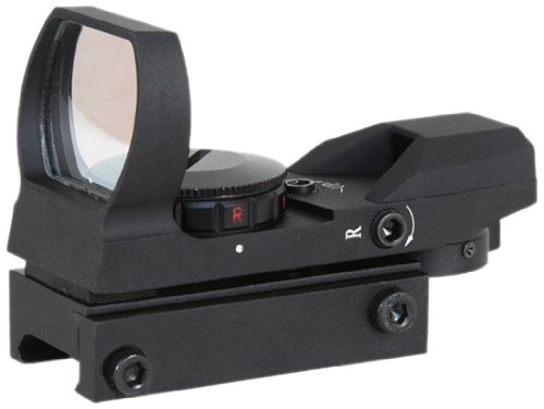 AIM SPORTS Tactical Dual Ill. 4 Different Reticles/Warfare Edition (Small, Black)