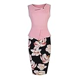 POZON Women's Elegant Chic Bodycon Formal Dress