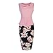 POZON Women's Elegant Chic Bodycon Formal Dress