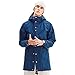 Romanstii Mens Jacket Lightweight Windproof Fashion Raincoat Mens Waterproof with Hood Long,Unisex,for Any Outdoor Activities