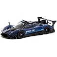 Pagani Zonda Revolucion Blue Met. & Black Official Car Suzuka 10 Hours 2019 "Global64 Series 1/64 Diecast Model Car by Tarmac Works T64G-TL016-BL2