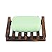 Magift Soap Dish Holder, Bathroom Wooden Soap Case, Sink Deck Bathtub Shower Dish, Rectangular, Hand Craft, Natural Wooden Holder for Soap, Sponges, Scrubber (3 Pack soap Dish)