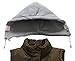 Cloudy Arch Women's Winter Outerwear Vests Detachable Hood Waistcoat