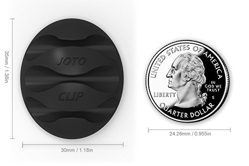 image for JOTO Cable Clips Cord Management Organizer, Wall Desk Desktop Cable Wi