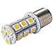 XCSOURCE 10PCS Warm White 1156 BA15S / 1141/1073 / 1095 Base 18 SMD 5050 LED Replacement Bulb for RV Camper SUV MPV Car Turn Tail Signal Brake Backup Light MA241