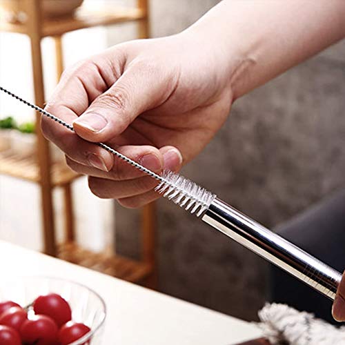 1pc Edelstahl Strohhalme Smoothies Wiederverwendbare Metall Trinkhalme 0,5 Zoll Breite 9,5 Zoll Lang Straw Für Saft… – Bild 5
