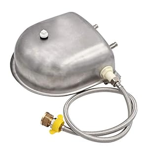 M.Z.A - Boccale d'acqua in acciaio inox con tappo di scarico, connettore, tubo intrecciato e viti di montaggio per… Marca: M.Z.A M.Z.A - Boccale d'acqua in acciaio inox con tappo di scarico, connettore, tubo intrecciato e viti di montaggio per…