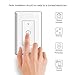 Smart Light Switch,Wi-Fi Switch In-wall Wireless Switch Compatible With Amazon Alexa,Remote Control Your Fixtures From Anywhere,Timing Function,Overload Protection,No Hub Required
