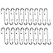 Bosszi 20-Pack S Hooks, Stainless Steel Brushed High Strength Without Deformation S Shaped Hooks Used in Kitchen, Bathroom, Garage or Workshop to Hang Kitchen Utensils, Clothing, Tools, etc.(Large)