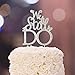 Premium Metal We Still Do Silver Rhinestone Gem Cake Topper. Wedding Anniversary or Vow Renewal Party Keepsake and Decoration. Sparkly, Crystal and Diamond Style Bling is a Great Centerpiece (WSD S)