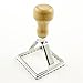 Zoie + Chloe Ravioli Maker Cutter Stamp 2-Set - Round & Square Shape Mold - Large Size Aluminum Press with Natural Beechwood Handle