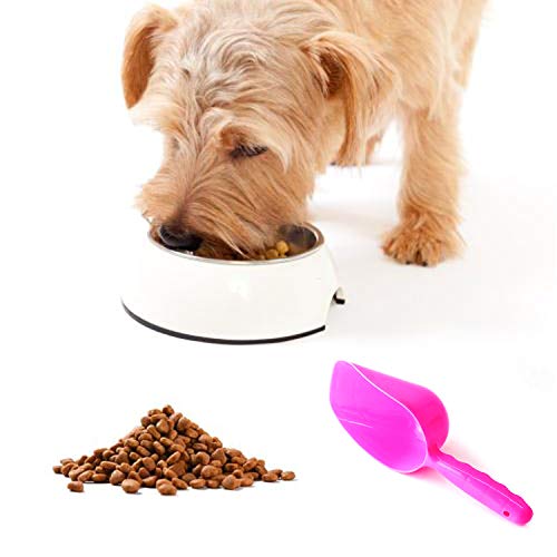 Durable Plastic Pet Feeding Shovel Universal Dogs Cats Food Feeder Scoop Shovel Spade Dishes Tool Pet Supplies
