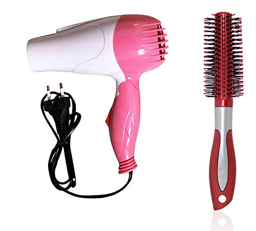 Buy Glan Round Hair Brush And Dryer For Girls And Women For Saloon