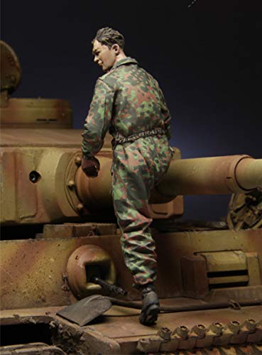 XINGCHANG 1/35 Resin Figure Model Kit 119 WSS Panzer Crewman Eine Figur Unmontierte unbemalte Oberseite – Bild 3