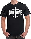 Supreme Living Legend Established 1937 82nd Birthday Gifts for Men T-Shirt - (Medium) - Black