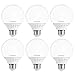 Ustellar 6 Pack 5W G25 E26 LED Bulbs, 40W Incandescent Bulb Equivalent, 450lm Vanity Light Bulbs, 270 Beam Angle, Globe Light Bulbs, Makeup LED Light Bulbs, Non-Dimmable, 5000K Daylight White