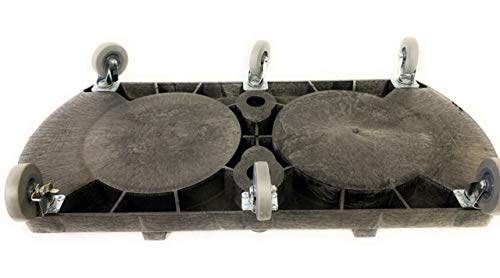Auto Detailing/Cleaning Deluxe Double Pro-Kit 5 Gallon Bucket Dolly with Gamma Seal Lids, SprayMaster Bottles and Dirt Dropper