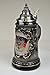 KING Beer Steins Black German (Deutschland) Flag and CoA German 0.5l