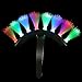 Fun Central LED Light Up Fiber Optic Mohawk Wig Headband for Women & Men