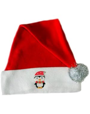 Jacqui's Unisex Baby Happy Penguin Santa Hat