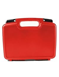 Vida mejor organizador de almacenamiento   Compatible con Midland Radio de 75   822   40 canales cb way TM y accesorios   resistente funda de transporte, color rojo
