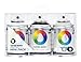 Montana MTN Colors - Water Based Spray Paint Mini Pack - 3 x 100ml Cans (Black, Gray, White)