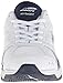 AVIA Men's Tangent Training Shoe, White/Submarine Blue/Chrome Silver, 8.5 M US