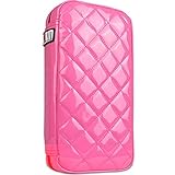 64 Capacity Pu Leather Cover CD / DVD Wallet, Various Colors - Rose