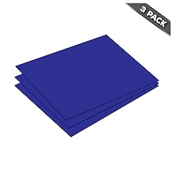 Expanded PVC Sheet 8.5" x 11" Blue Printable Rigid