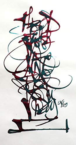 Diamine - Fountain Pen Ink, Bloody Absinth 80ml
