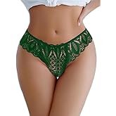Avidlove Panties for Women Lace Thongs Cross Back Tanga Sexy Cheeky Low Waist Bikinis Underwear