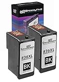 Speedy Inks Remanufactured Ink Cartridge Replacement for Lexmark 36XL High Yield (Black, 2-Pack)