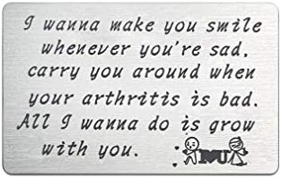 AKTAP Engraved Wallet Card Mens Wallet Insert Husband Gifts Boyfriend Gift Wedding for Men Deployment Gift for Him