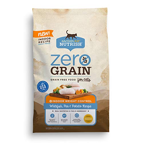 Rachael Ray Nutrish Zero Grain Natural Indoor Dry Cat Food, Whitefish