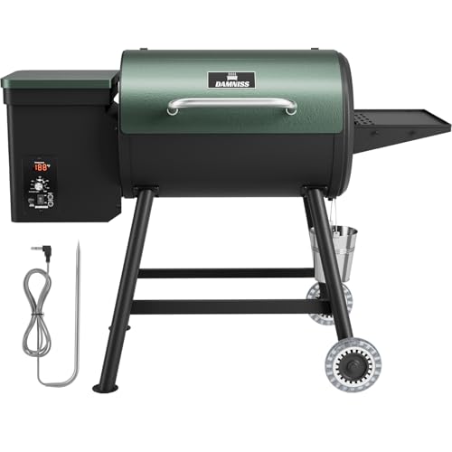Electric Pellet Grill 456 SQ.IN Cook Area Pellet Smoker with Auto Feed