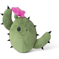 Barkbox 2 in 1 Interactive Plush Dog Toy - Rip and Reveal Toy for Dogs and Puppies - Stimulating Squeaky Pet Toys | Consuela Cactus (Large)