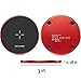 Wireless Charger Fast Wireless Charging Ultra Slim All Qi Enabled Certified Charger 10w for iPhone,7.5w for Samsung Note Galaxy (No AC Adapter) Red