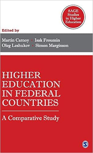 Higher Education In Federal Countries A Comparative Study Sage